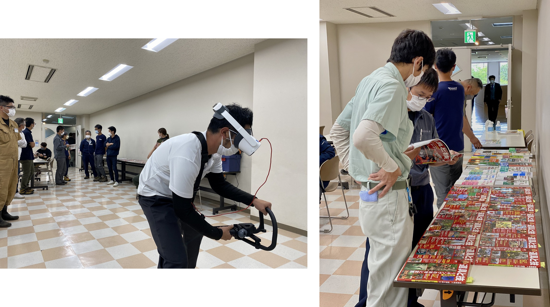 VR体験・書籍展示